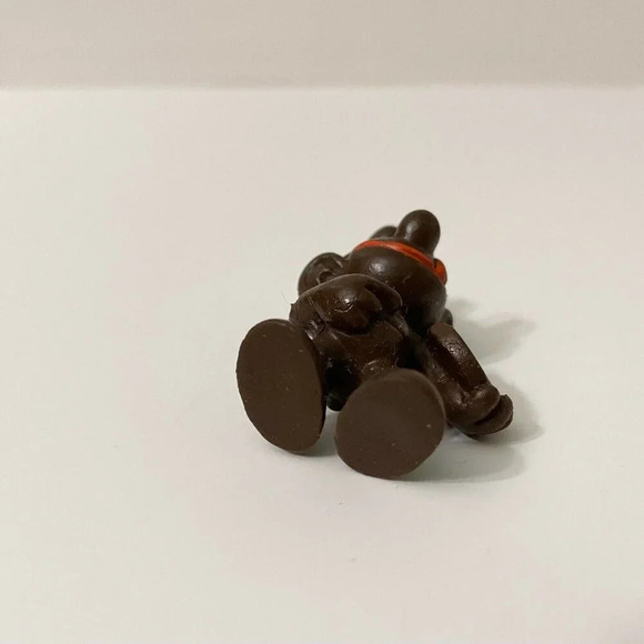 Vintage Smurfs Brown Biscuit Cookie Smurf Display Figure Flaws - Picture 6 of 13